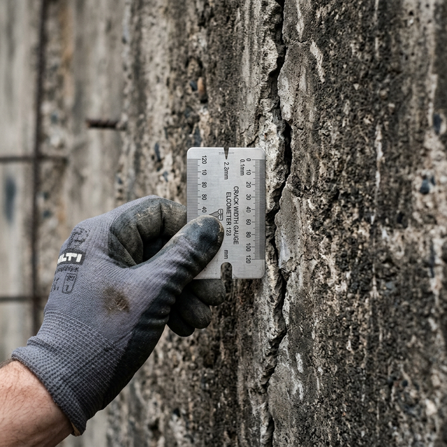 Замер трещин